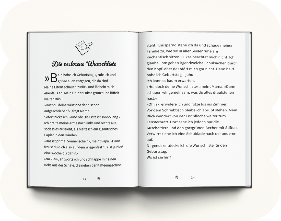 <div class="metafield-rich_text_field"><h2>Was erwartet dich in diesem Buch?</h2><p>In diesem besonderen Mutmachbuch erlebt dein Mädchen eine liebevoll erzählte Geburtstagsgeschichte – und sie selbst steht als mutige Heldin im Mittelpunkt. Sie begibt sich auf ein aufregendes Abenteuer, trifft neue Freunde und entdeckt, wie viel Stärke, Fantasie und Zauber in ihr steckt. Jede Seite wurde mit viel Herz gestaltet, um ihr Selbstvertrauen zu schenken, sie zu inspirieren und ihr das Gefühl zu geben, etwas ganz Besonderes zu sein. Ein Buch, das berührt, bestärkt und lange in Erinnerung bleibt.</p></div>