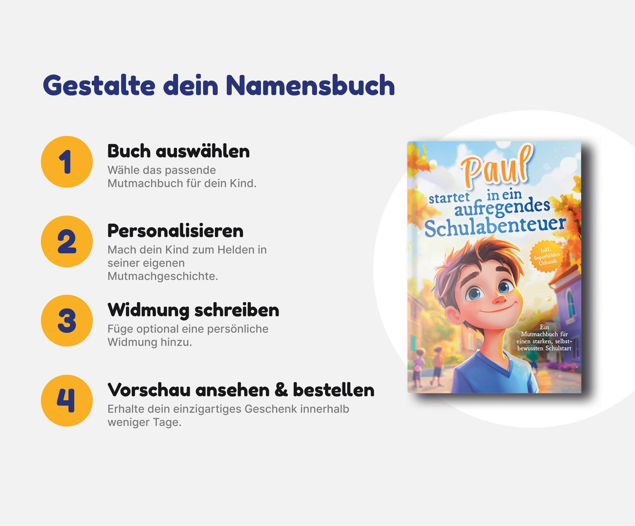 [Name] startet in ein aufregendes Schulabenteuer