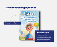 [Name] erlebt ein besonderes Geburtstags-Abenteuer