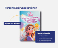 [Name] erlebt ein besonderes Geburtstags-Abenteuer