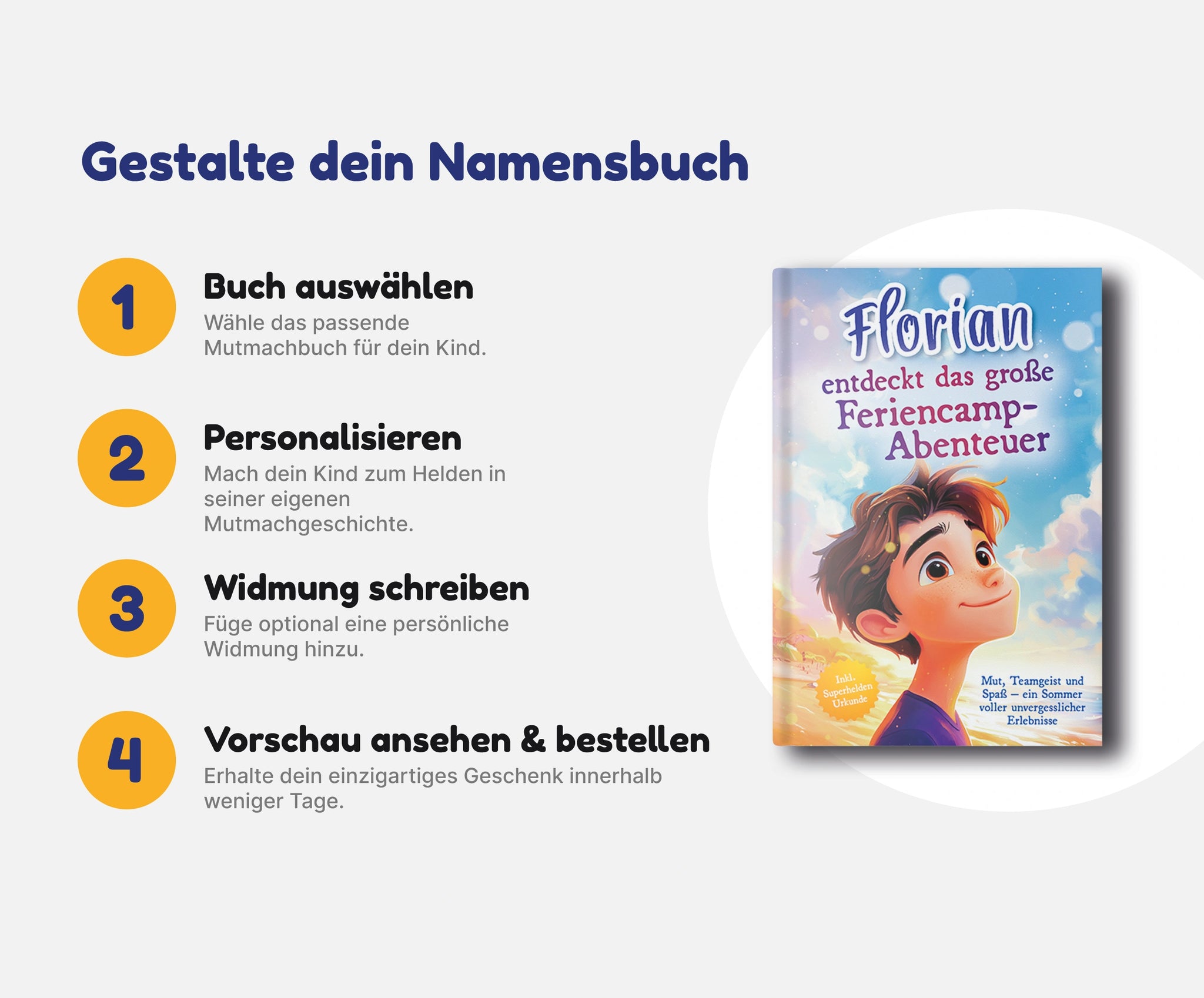 [Name] entdeckt das große Feriencamp-Abenteuer