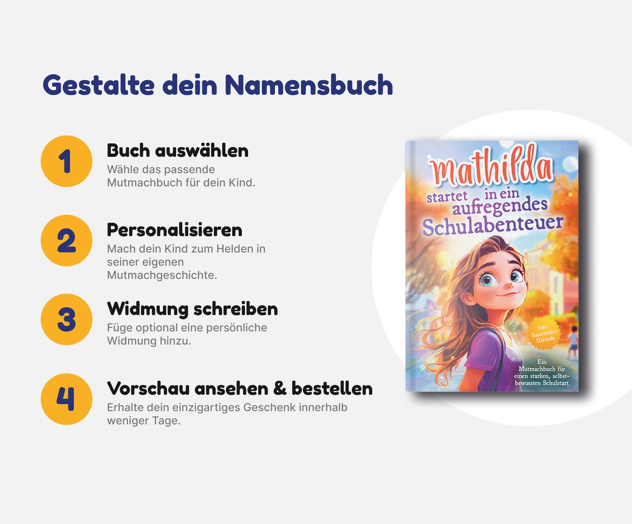 [Name] startet in ein aufregendes Schulabenteuer