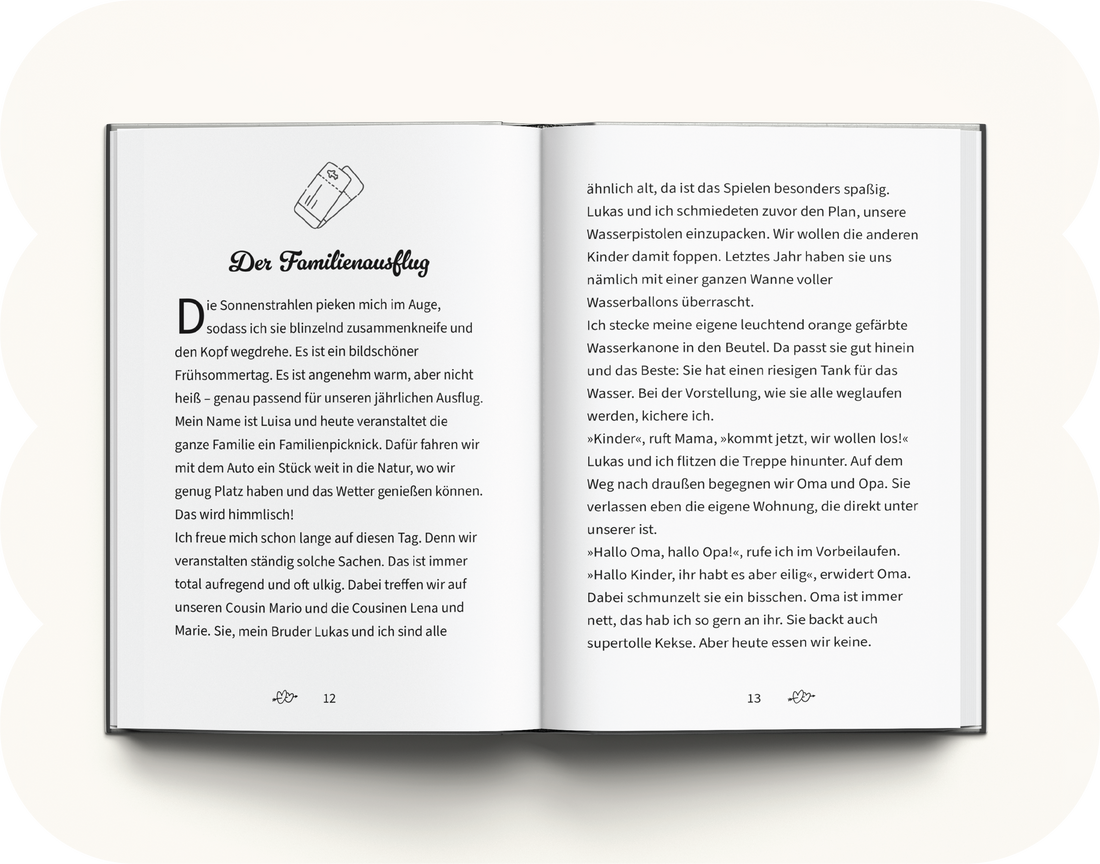<div class="metafield-rich_text_field"><h2>Was erwartet dich in diesem Buch?</h2><p>In diesem besonderen Mutmachbuch begleitet dein Mädchen eine warmherzige Geschichte, in der sie selbst zur mutigen Heldin wird. Auf ihrem Abenteuer begegnet sie neuen Freunden, wächst über sich hinaus und entdeckt, wie viel Stärke, Fantasie und Zauber in ihr stecken. Jede Seite wurde liebevoll gestaltet, um ihr Selbstvertrauen zu schenken, sie zu inspirieren und ihr das Gefühl zu geben, etwas ganz Besonderes zu sein. Ein Buch, das berührt, motiviert und das ganze Jahr über ein wundervolles Geschenk ist.</p></div>