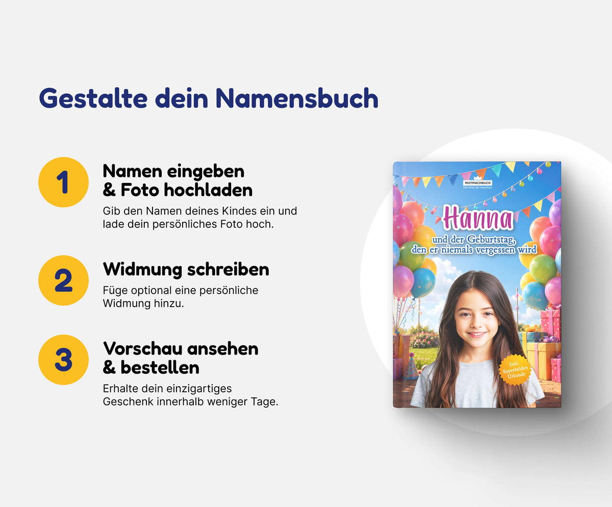 [Name] erlebt ein besonderes Geburtstags-Abenteuer