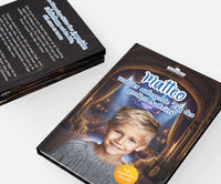 Personalisiertes Mutmachbuch für Jungen vor dem großen Auftritt – Vorder- und Rückseite