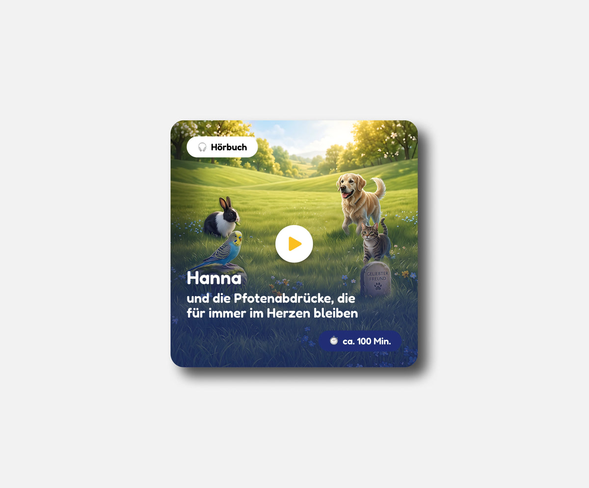 Personalisiertes Mutmachbuch für Mädchen beim Abschied vom Haustier – Hörbuch