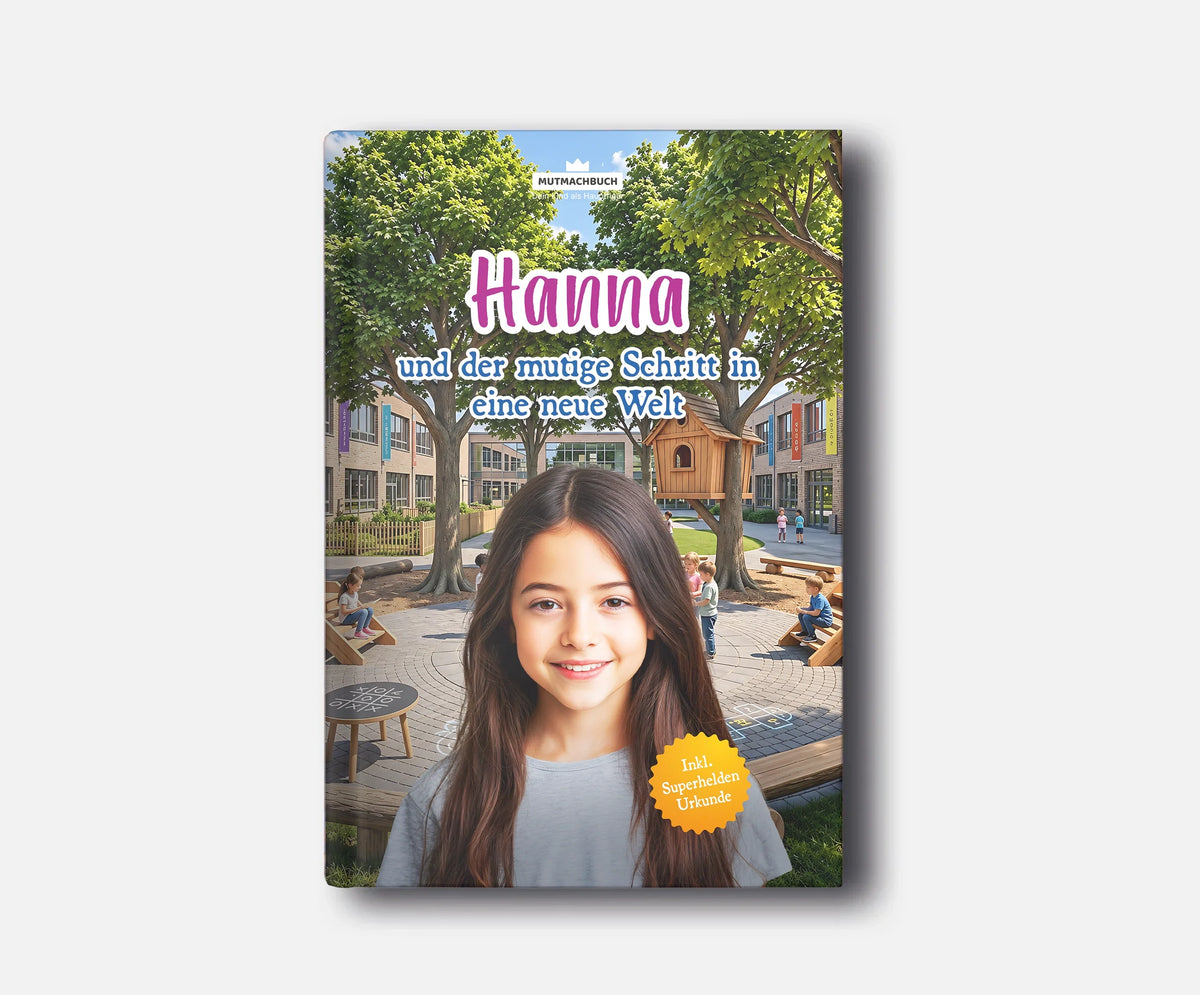 Personalisiertes Mutmachbuch für Mädchen bei Umzug oder Schulwechsel – Buchcover