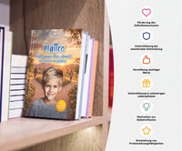 Personalisiertes Mutmachbuch für Jungen bei Trennung der Eltern – Buch im Regal mit seinen Vorteilen