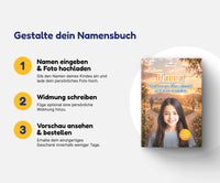 Personalisiertes Mutmachbuch für Mädchen bei Trennung der Eltern – In 3 Schritten zum eigenen Namensbuch